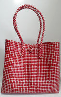 Bags from Recycled Plastic (Red / White)