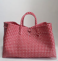 Bags from Recycled Plastic (Red / White)