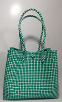 Bags from Recycled Plastic (PastelGreen-White)