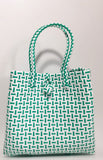 Bags from Recycled Plastic (White-PastelGreen)