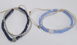 Bracelet Double Loop from Cristal Stones (Pack of 2)