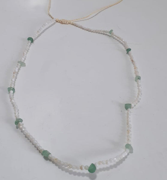 Neckless from Troca Shell with Stone