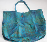 Summer Bag, Sarong or Leather Strap Bag