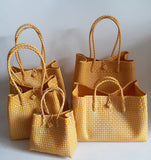 Bags from Recycled Plastic (Yellow / White)
