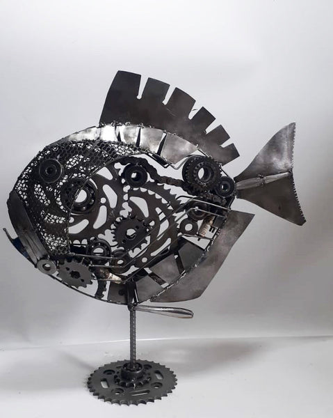 Fish on stand from Iron Motorbike Parts