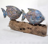 2 Fish on Driftwood