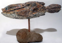 Fish on driftwood M-XL size (Knock Down Style)