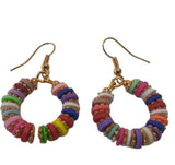 Earrings with Vinyl Mixture