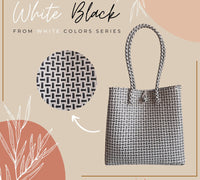 Bags from Recycled Plastic (White / Black)