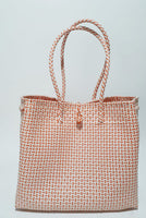 Bags from Recycled Plastic (White-Orange)