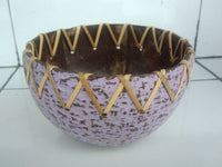 Coconut bowl Rattan ornament