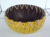 Coconut bowl Rattan ornament