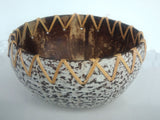 Coconut bowl Rattan ornament