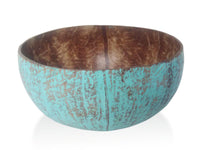 Coconut Bowl with Wash Paint