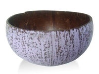 Coconut Bowl with Wash Paint