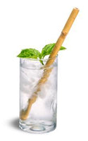 Bamboo straw pack of 12