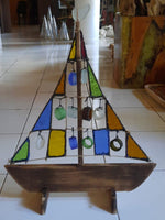 Standing Boat with Gall Sail
