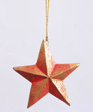 Hanging star pack of 4