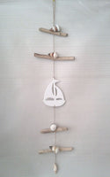 Hanging decoration Boat White