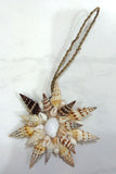 Hanging sea shell decoration