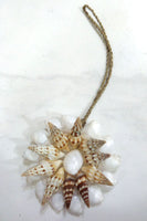 Hanging sea shell decoration