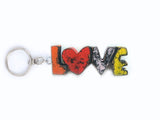 Wooden Key Ring (Love / Kiss)