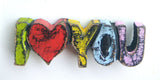 Magnet decoration Love and Kiss