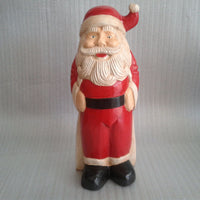 Father Christmas Holding belt