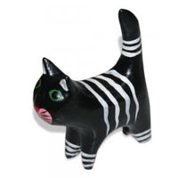 Cat set of 4 with stripes