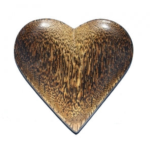 Heart Plate (Palm wood)