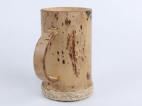 Bamboo decorative cup with handle