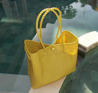 Bags from Recycled Plastic (Yellow / White)