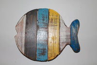 Wood Fish (Open mouth, Round tale)