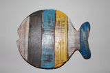 Wood Fish (Open mouth, Round tale)