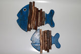 Wood Fish (Open mouth, Round Tale)