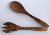 Salad Set Bended Handle (Teak)