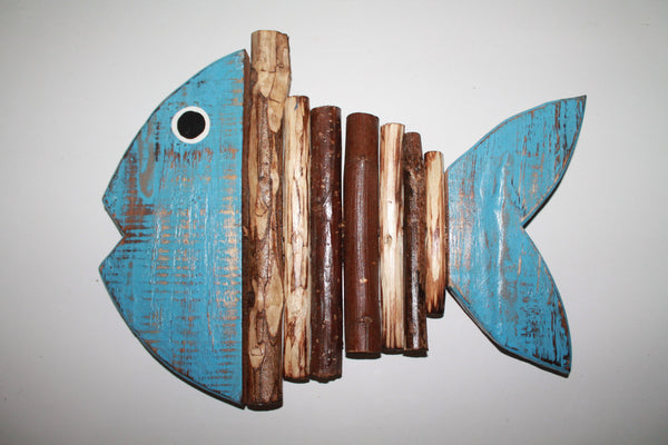 Wood Fish (Open mouth, Peak Tale)