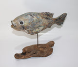 Fish on driftwood (Knock Down Style)