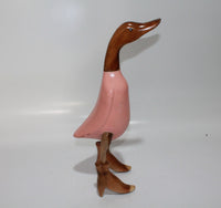 Duck with high heels