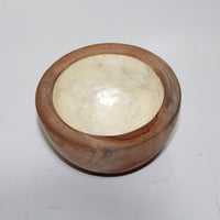 Bowl in Teak With Shell