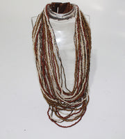 Beads Necklace Wooden Closing