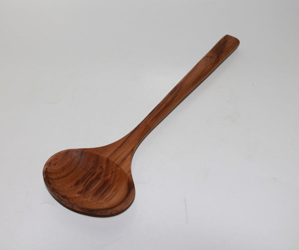 Wide Oval Spoon (Teak)