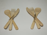 Cutlery set made from Bamboo