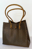 Bags from Recycled Plastic (Gold-Black / Black)