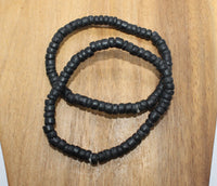 Bracelet from Wood-Beads, Elastic