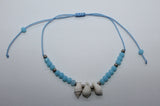 Anklet with Shells and Artificial Stone