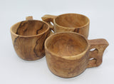 Coffee Cups from Teak Wood