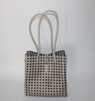 Bags from Recycled Plastic (White / Gold Black)