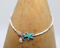 Anklet Beach Style with Water Pearl