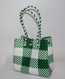 Bags from Recycled Plastic (Box Green / White)